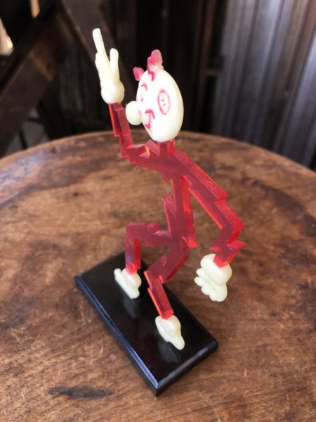 画像2: 〜50s Vintage REDDY KILOWATT Standing Business Card Holder Figure (A417) (2)