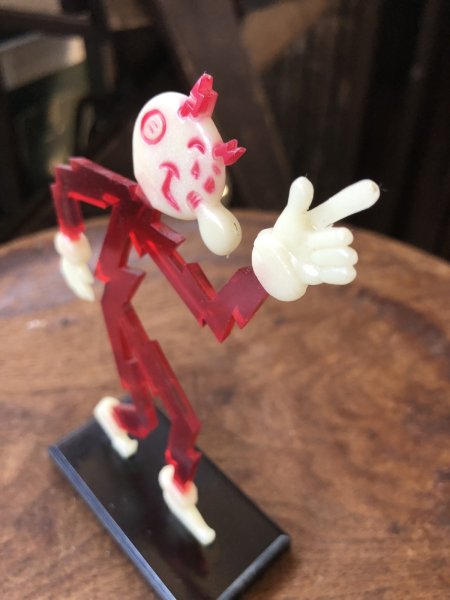 画像4: 〜50s Vintage REDDY KILOWATT Standing Business Card Holder Figure (A415) (4)