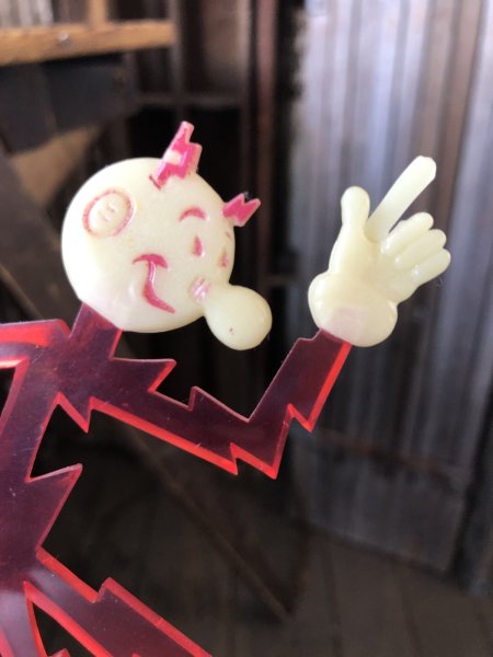 画像7: 〜50s Vintage REDDY KILOWATT Standing Business Card Holder Figure (A418) (7)