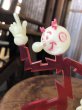 画像5: 〜50s Vintage REDDY KILOWATT Standing Business Card Holder Figure (A417) (5)