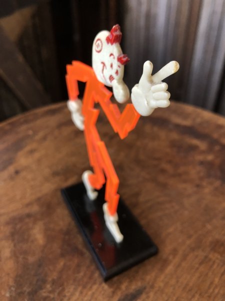 画像5: 〜50s Vintage REDDY KILOWATT Standing Business Card Holder Figure (A414) (5)