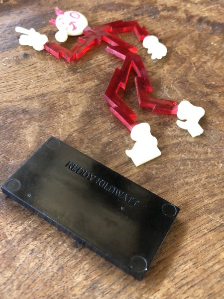 画像11: 〜50s Vintage REDDY KILOWATT Standing Business Card Holder Figure (A415) (11)