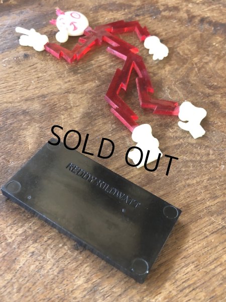 画像11: 〜50s Vintage REDDY KILOWATT Standing Business Card Holder Figure (A415) (11)