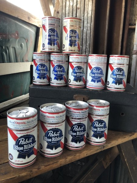 画像5: Vintage Pabst Blue Ribbon Beer Pull Tab Tapa Can 12 fl oz (A426) (5)