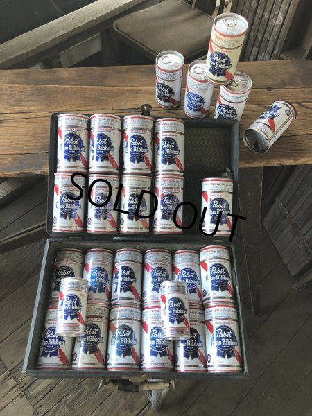 画像1: Vintage Pabst Blue Ribbon Beer Pull Tab Tapa Can 12 fl oz (A428) (1)
