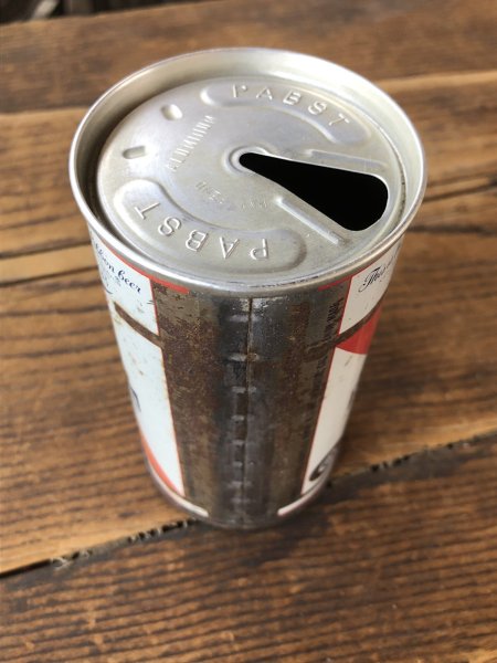 画像4: Vintage Pabst Blue Ribbon Beer Pull Tab Tapa Can 12 fl oz (A422) (4)