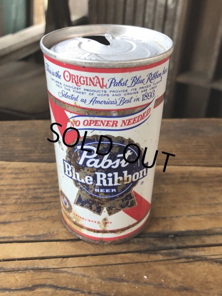 画像3: Vintage Pabst Blue Ribbon Beer Pull Tab Tapa Can 12 fl oz (A424) (3)