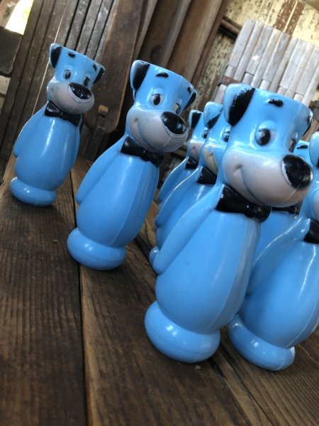 画像6: 60s Hanna-Barbera Huckleberry Hound Bowling Pins Plastic Blow Mold Figures (A429)  (6)