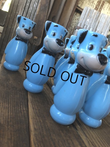 画像6: 60s Hanna-Barbera Huckleberry Hound Bowling Pins Plastic Blow Mold Figures (A429)  (6)