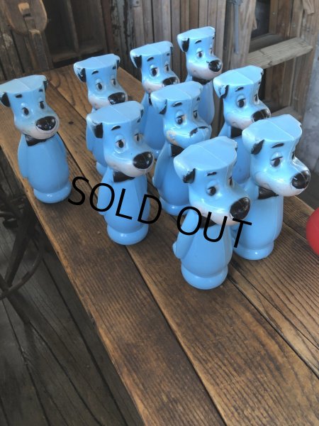 画像5: 60s Hanna-Barbera Huckleberry Hound Bowling Pins Plastic Blow Mold Figures (A429)  (5)
