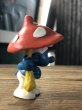 画像5: 70s Vintage Smurfs Umbrella Mushroom PVC Figure (A431)   (5)