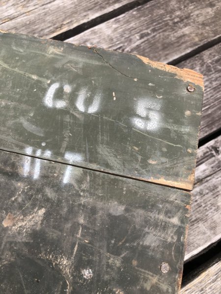 画像9: Vintage U.S MILITARY Wooden Crate No.4 (A432)   (9)