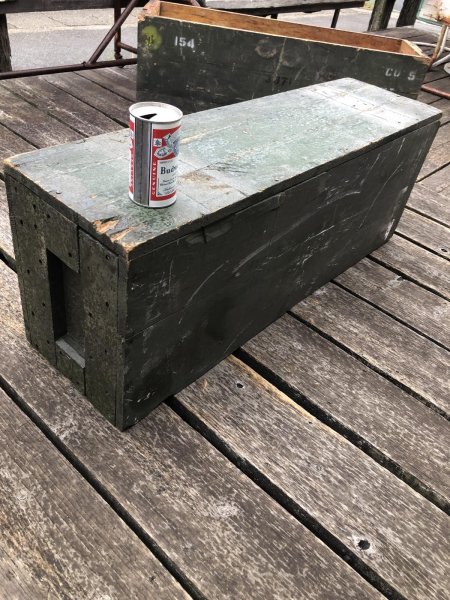 画像11: Vintage U.S MILITARY Wooden Crate No.5 (A433)   (11)