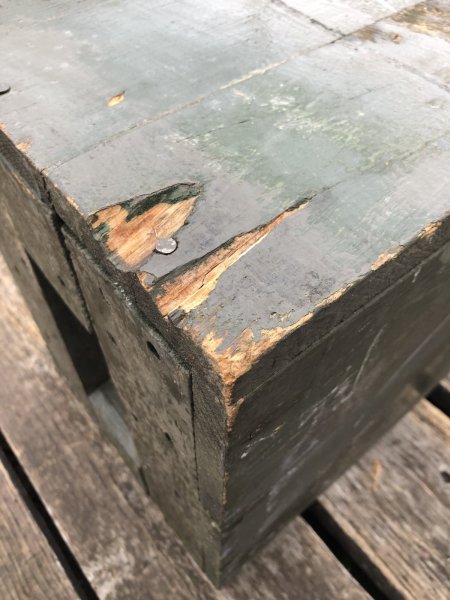 画像12: Vintage U.S MILITARY Wooden Crate No.5 (A433)   (12)