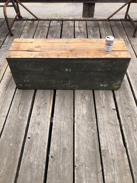 画像17: Vintage U.S MILITARY Wooden Crate No.4 (A432)   (17)