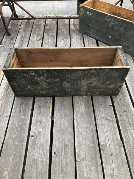 画像1: Vintage U.S MILITARY Wooden Crate No.5 (A433)   (1)