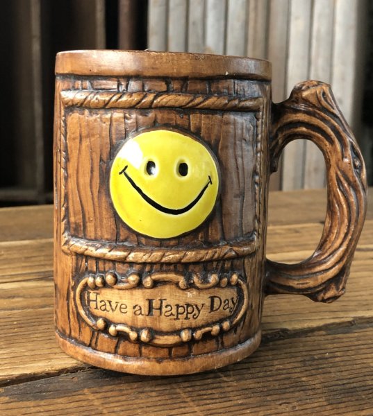 画像1: Vintage Treasure Craft Ceramic Mug Have a Happy Day (A436)   (1)