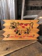 画像1: Vintage Funny Wooden Plaque ...got troubles? (A449)   (1)