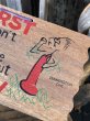 画像2: Vintage Funny Wooden Plaque If at FIRST... (A448)   (2)