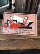 画像1: 50s Vintage Comic Card Plak Sign (A453)   (1)