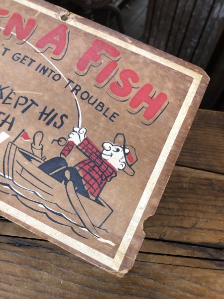 画像3: 50s Vintage Comic Card Plak Sign (A452)   (3)