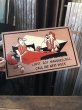 画像5: 50s Vintage Comic Card Plak Sign (A453)   (5)