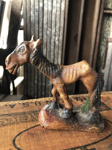 画像1: Vintage Laughing Donkey Statue C (A469)   (1)