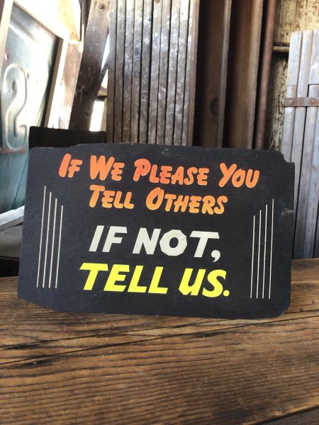 画像1:  Vintage Funny Card  " If We Please You TELL OTHERS " (A459)   (1)