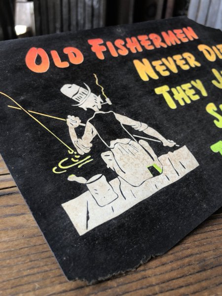 画像3:  Vintage Funny Card  " Old Fishermen... " (A457)   (3)