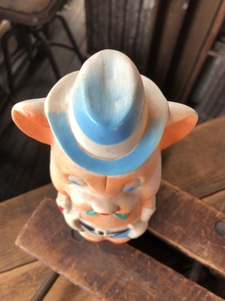 画像7: 60s Vintage Sheriff’s Deputy Bear Rubber Vinyl Squeaky Toy (A473) (7)