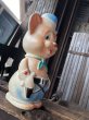 画像2: 60s Vintage Sheriff’s Deputy Bear Rubber Vinyl Squeaky Toy (A473) (2)