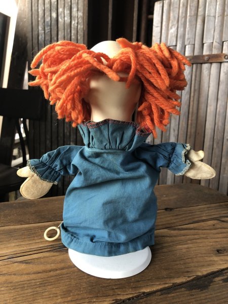 画像3: 60s Vintage Mattel Bozo the Clown Pullstring Talking Puppet Doll C (A475) (3)