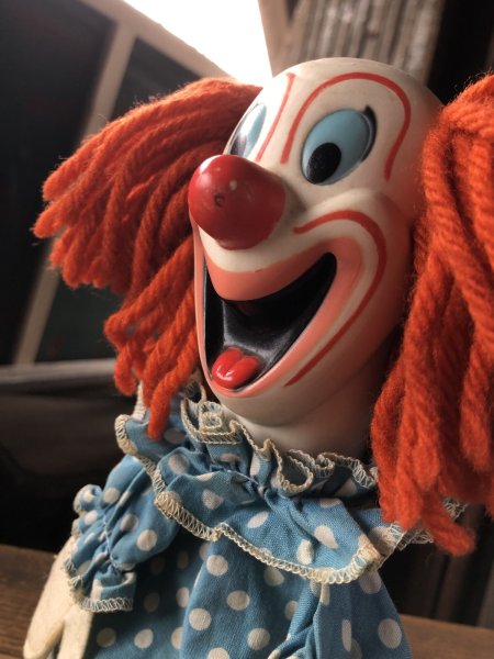 画像8: 60s Vintage Mattel Bozo the Clown Pullstring Talking Puppet Doll B (A474) (8)