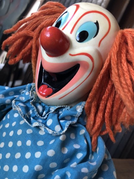 画像8: 60s Vintage Mattel Bozo the Clown Pullstring Talking Doll (A481) (8)