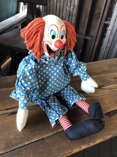画像5: 60s Vintage Mattel Bozo the Clown Pullstring Talking Doll (A479) (5)