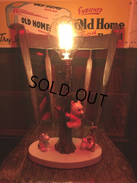画像14: 70s Vintage Disney Winnie The Pooh Lamp (A485) (14)