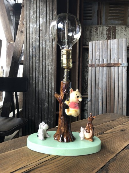 画像1: 70s Vintage Disney Winnie The Pooh Lamp (A485) (1)