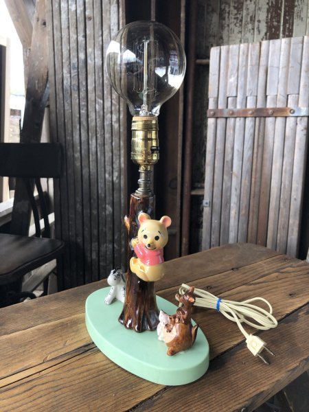 画像2: 70s Vintage Disney Winnie The Pooh Lamp (A485) (2)