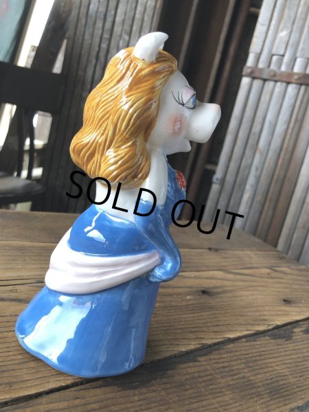 画像6: 70s Vintage Sigma Muppets Miss Piggy Coin Bank (A487)   (6)