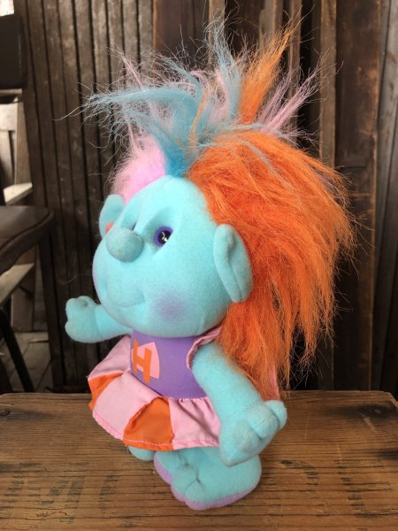 画像2: 80s Vintage Playskool Hobnobbins Plush Doll " Cousin Rah Rah " (A488)   (2)