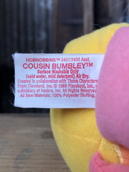 画像8: 80s Vintage Playskool Hobnobbins Plush Doll " Cousin Bumbley " (A500)   (8)