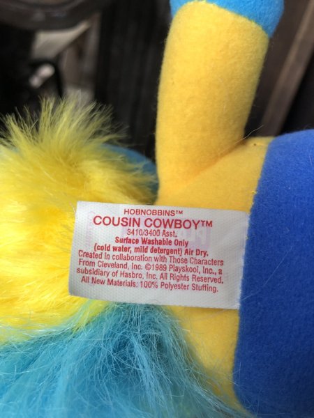 画像8: 80s Vintage Playskool Hobnobbins Plush Doll " Cousin Cowboy " (A498)   (8)