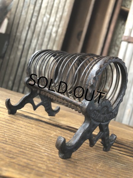 画像2: Antique K Diamond Victorian Cast Iron Letter Holder (A503)   (2)