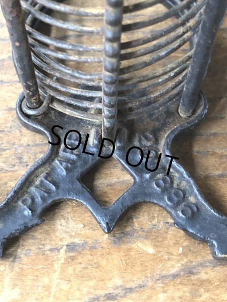 画像10: Antique K Diamond Victorian Cast Iron Letter Holder (A503)   (10)