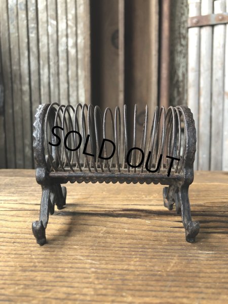 画像3: Antique K Diamond Victorian Cast Iron Letter Holder (A503)   (3)