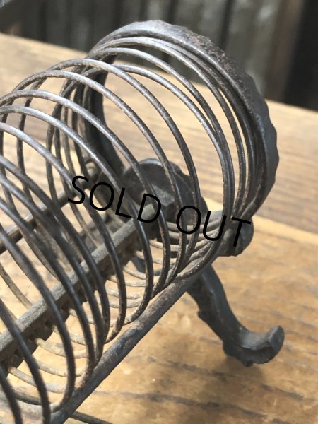 画像8: Antique K Diamond Victorian Cast Iron Letter Holder (A503)   (8)