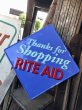 画像10: Vintage Advertising RITE AID Store Display Sign Thanks for Shopping (A504)   (10)
