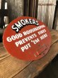 画像2: 50s Vintage Smokers Gas Station Heavy Metal Display Sign (A505)    (2)