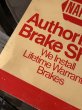 画像3: Vintage NAPA Authorized Brake Shop Double Sided Sign (A506)   (3)