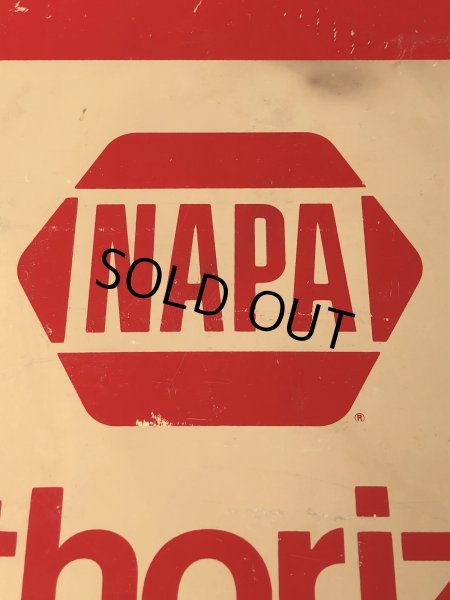 画像2: Vintage NAPA Authorized Brake Shop Double Sided Sign (A506)   (2)